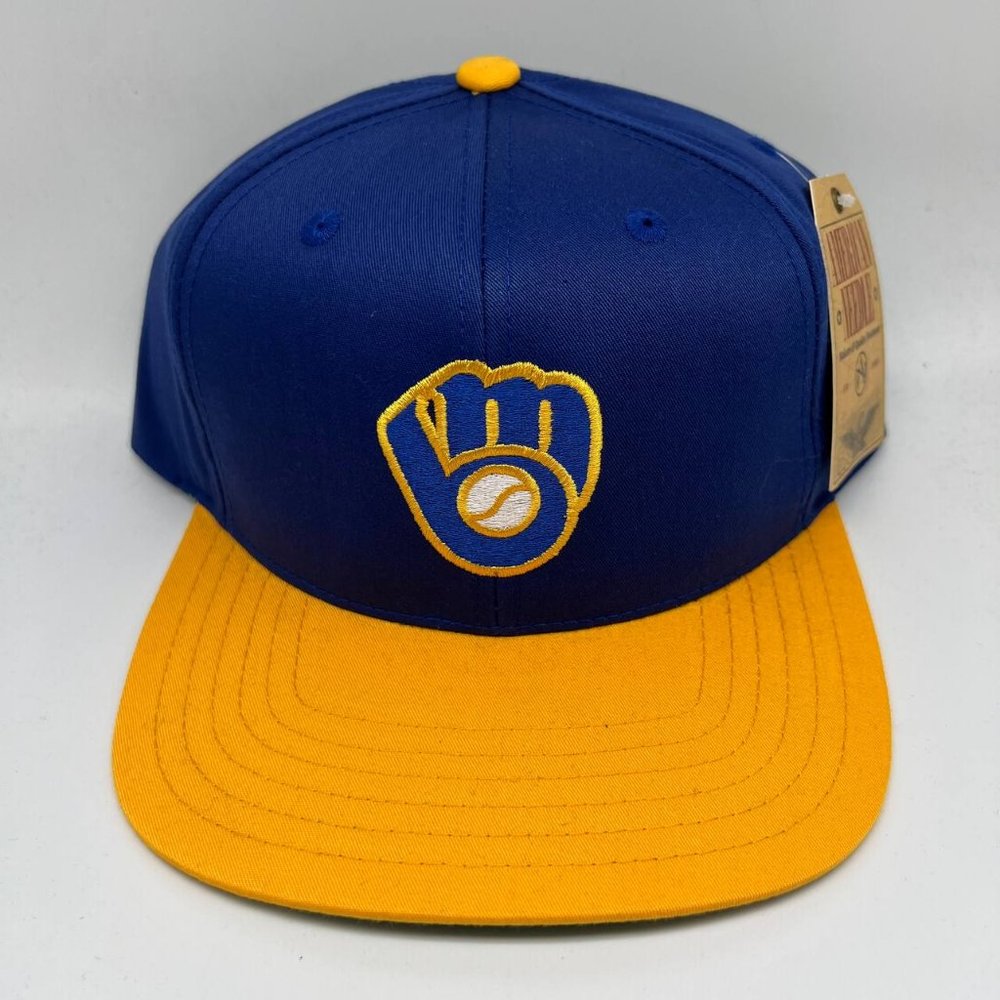 Vintage Milwaukee Brewers MLB American Needle Hat Snapback Cap New Men